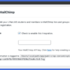 Mailchimp settings to connect API keys for the LifterLMS Integration