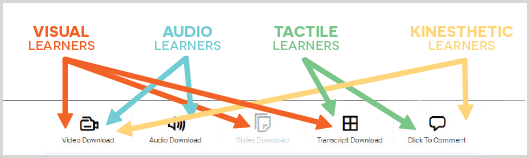 how to set up an online course for different learning styles