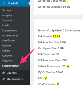 LifterLMS_System_report_‹_codeBOX_Staging_Site_—_WordPress