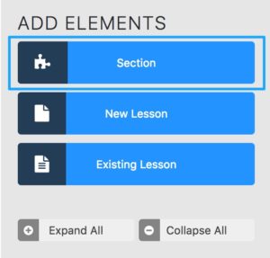 add sections