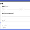 Screenshot of the Edit Profile screen from the LifterLMS Student Dashboard via LifterLM Custom Fields
