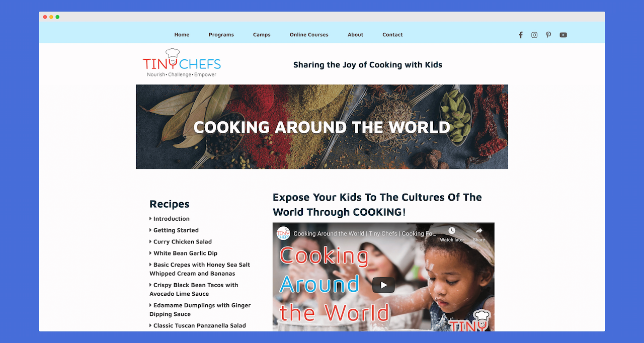 Make Online Cooking Class