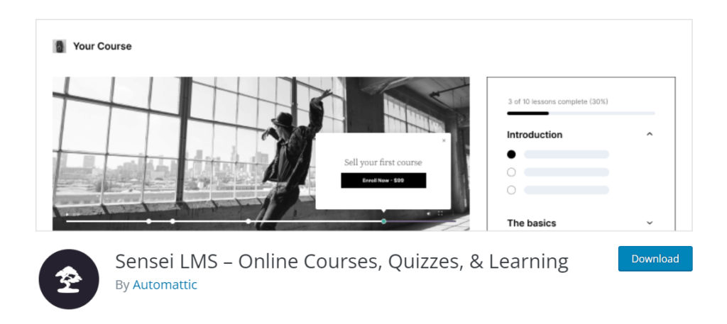 Sensei LMS WordPress plugin