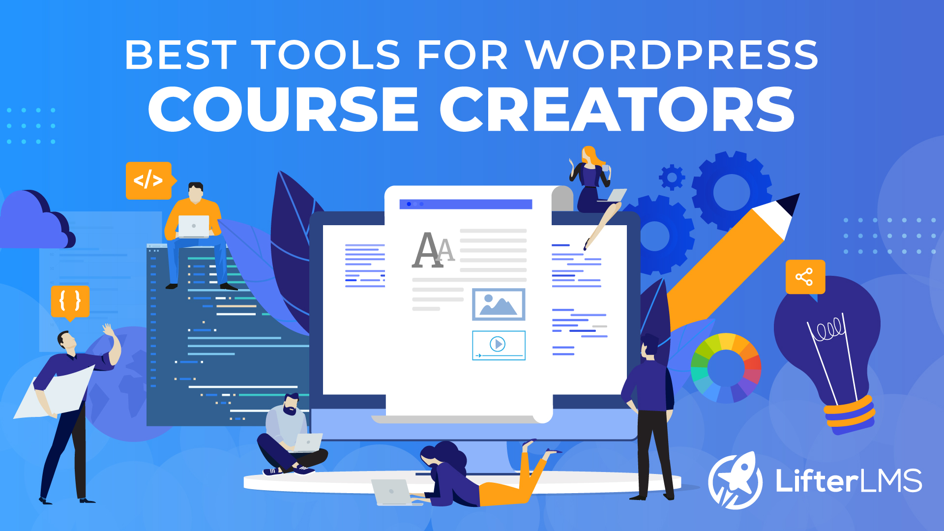 WordPress course content creation tools