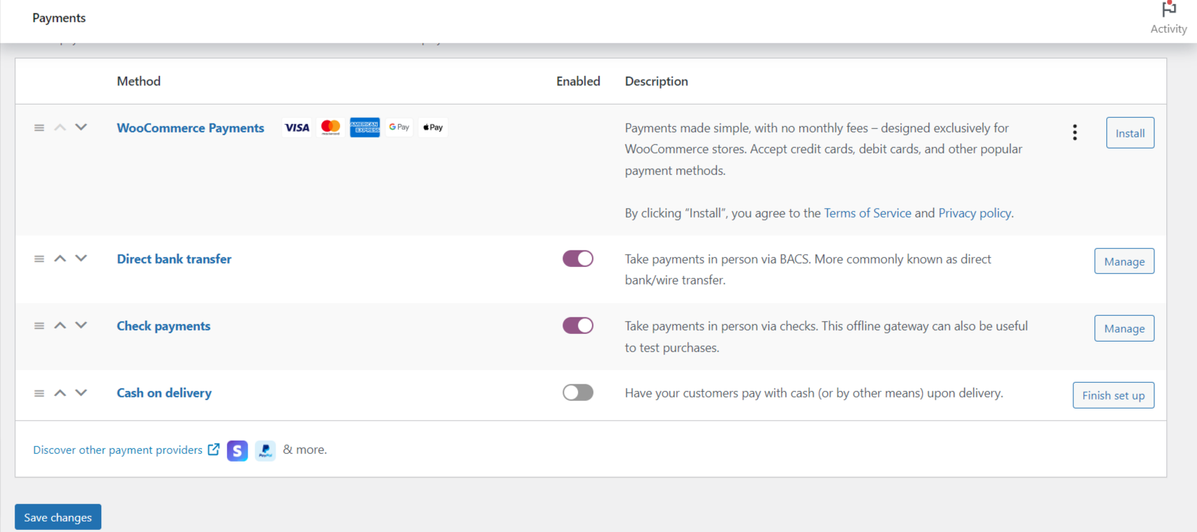 WooCommerce Payments