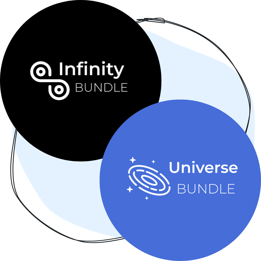 LifterLMS bundles icons including Infinity, and Universe Bundles