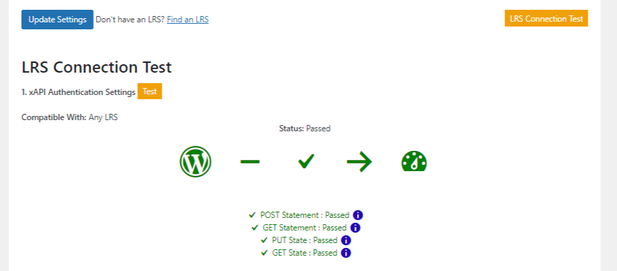 LRS Connection Test