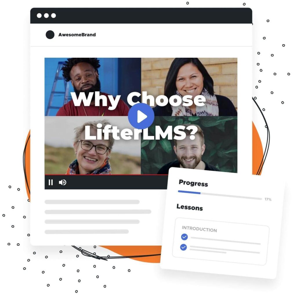 Video featured image "Why Choose LifterLMS" click to play