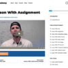 Single LifterLMS Lesson with Assignment Screenshot in the Sky Pilot Theme