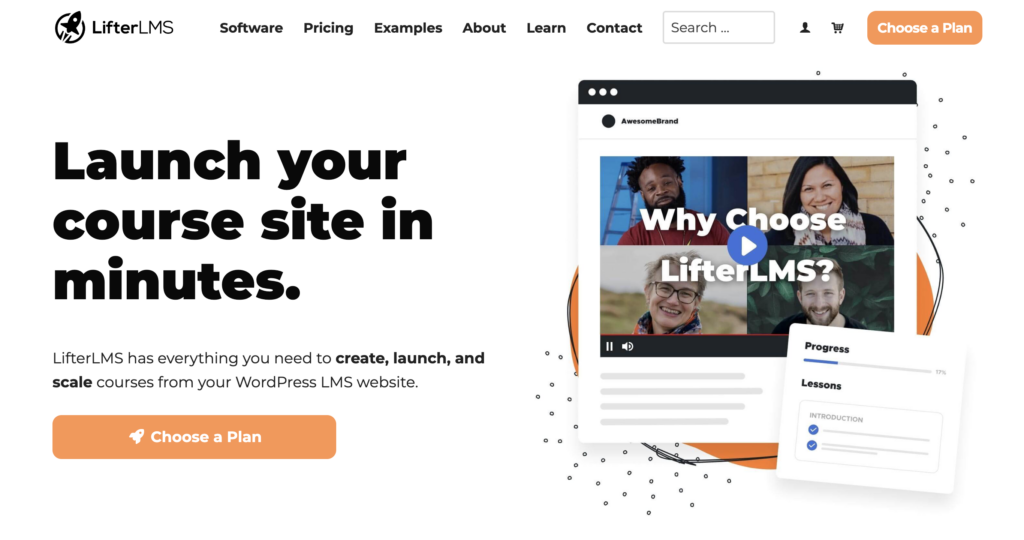 Best WordPress LMS plugin LifterLMS