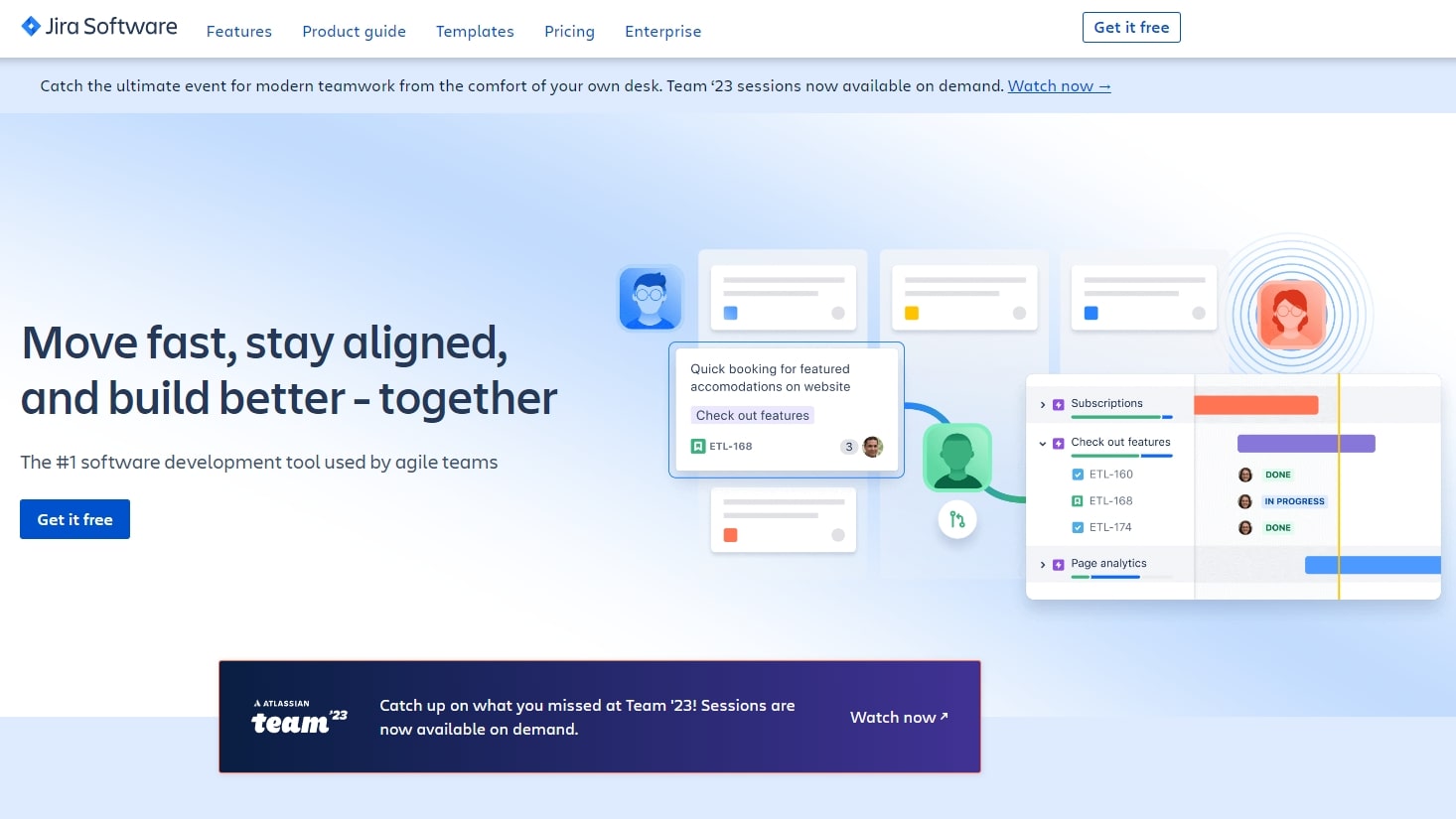 Jira homepage screenshot project management and automation