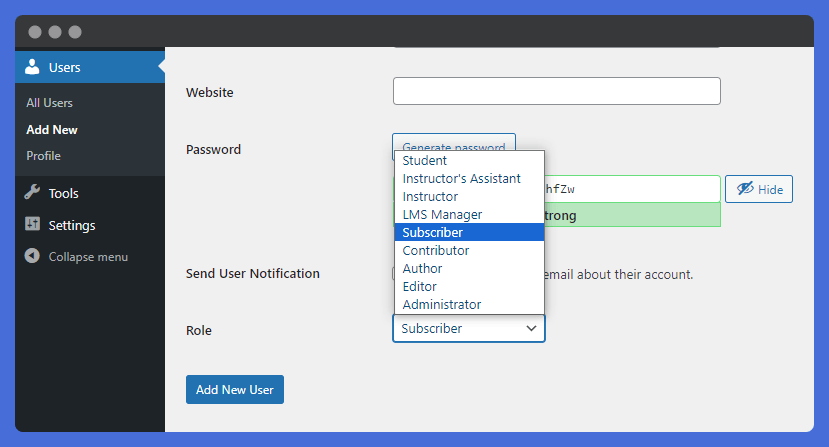 LifterLMS User Role Management for Medical Learning Management System
