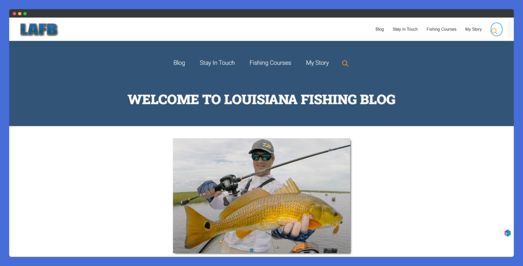 Louisiana Fishing Blog Home page by Devin Denman