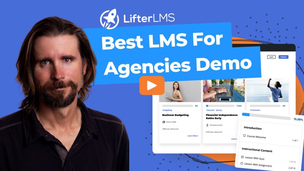 Best LMS For Agencies Demo - Play Button