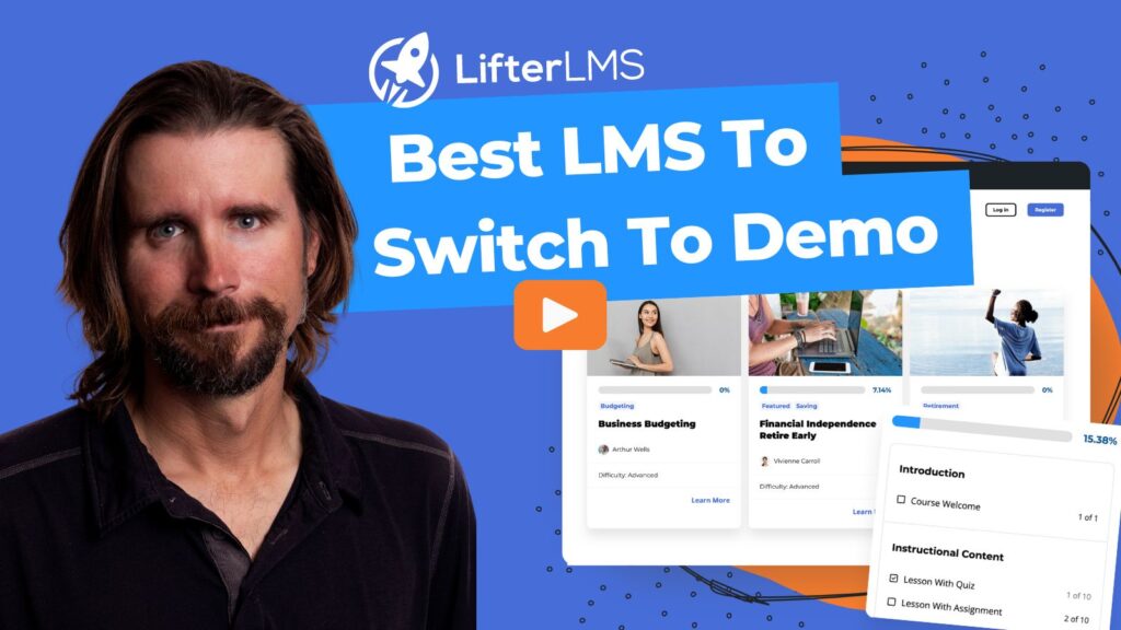 Best LMS To Switch To Demo - Play Button