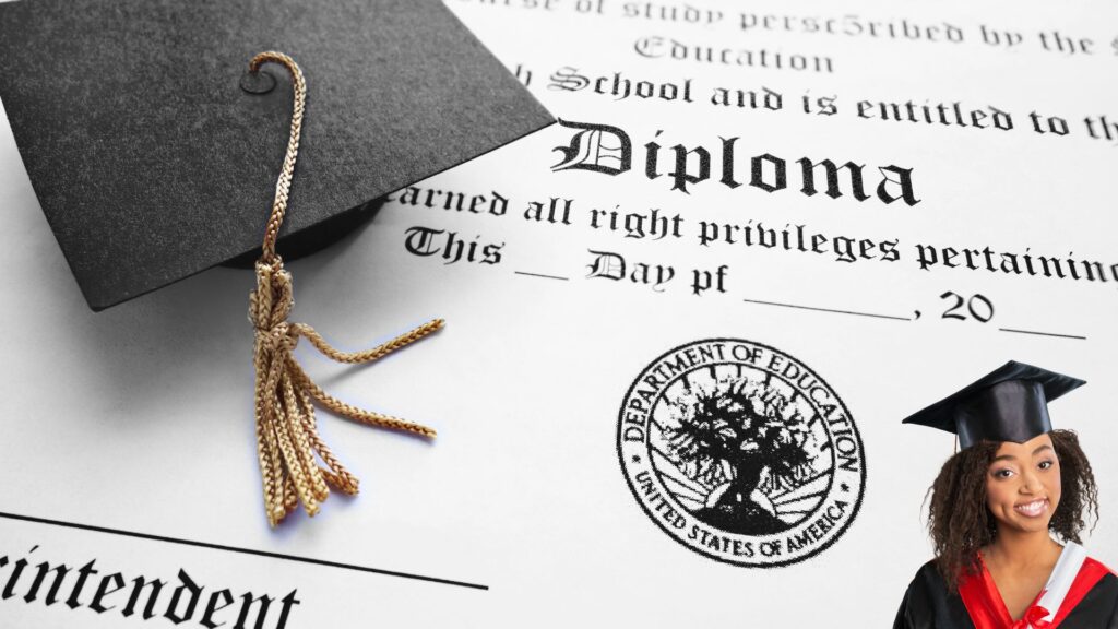 Certificate example - college diploma