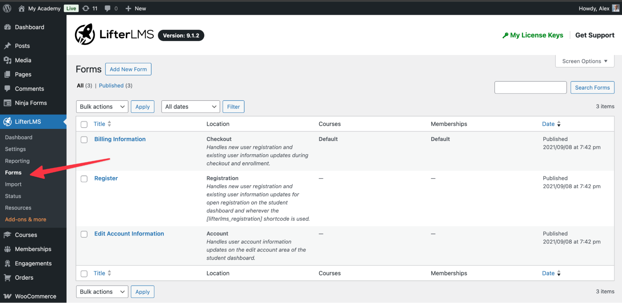 How To Set Form Fields To Be Required, Optional, or Hidden | LifterLMS