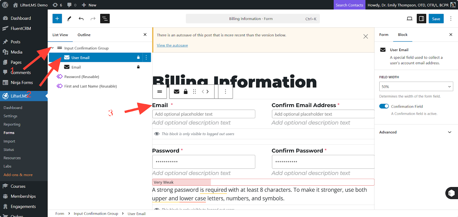 How To Set Form Fields To Be Required, Optional, or Hidden | LifterLMS