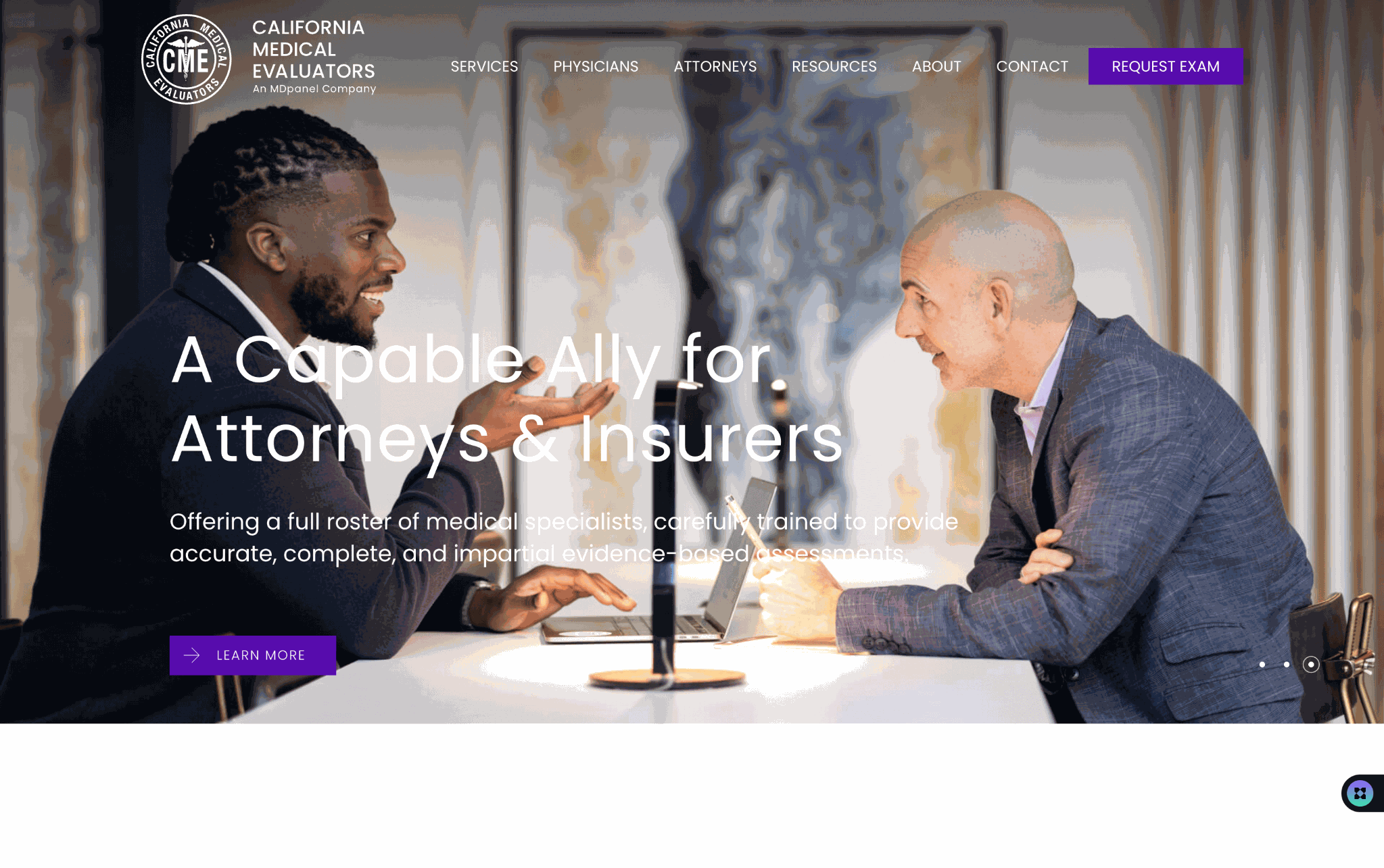 Screenshot of Showcase Item Home Page