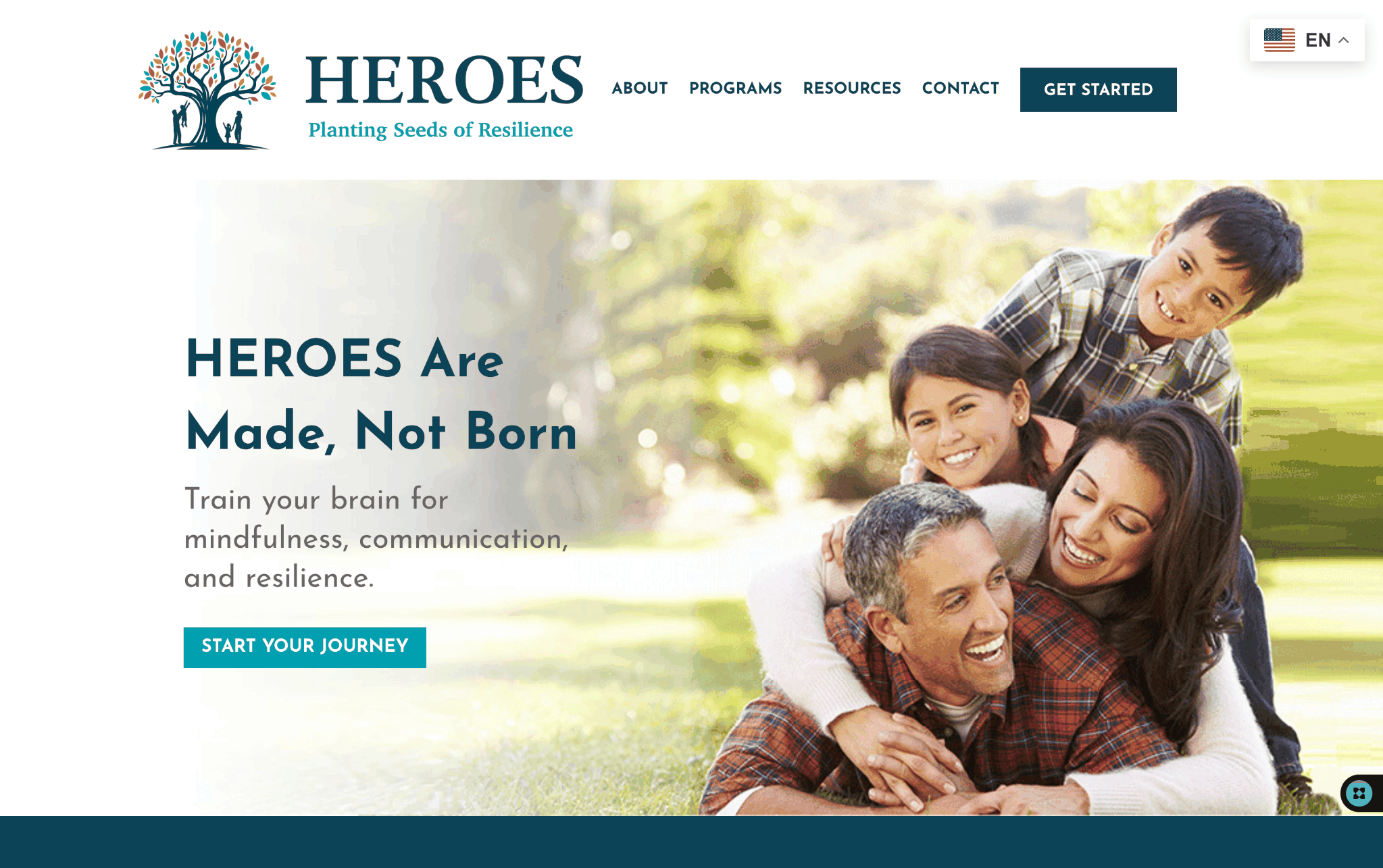 Screenshot of Showcase Item Home Page