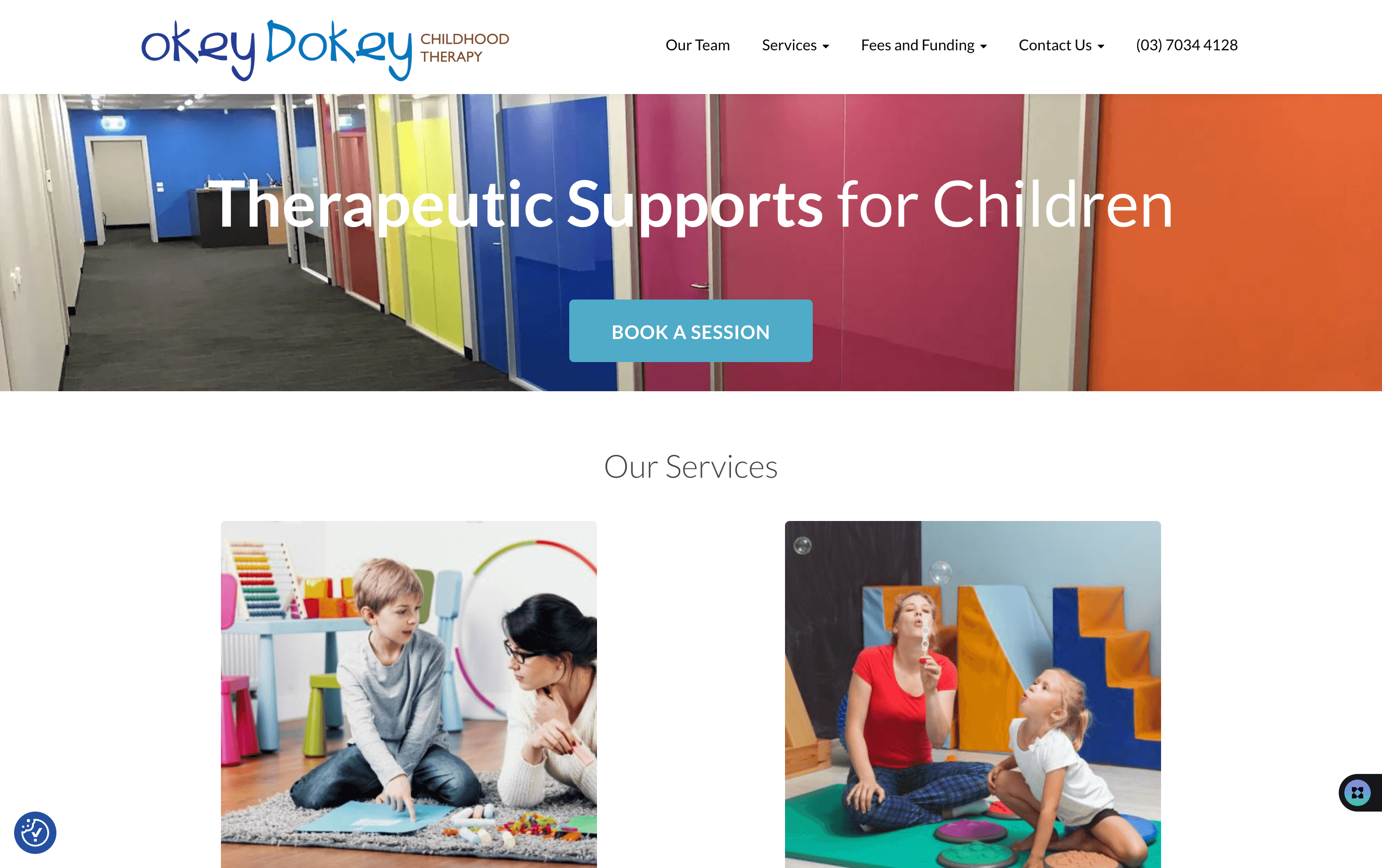 Screenshot of Showcase Item Home Page