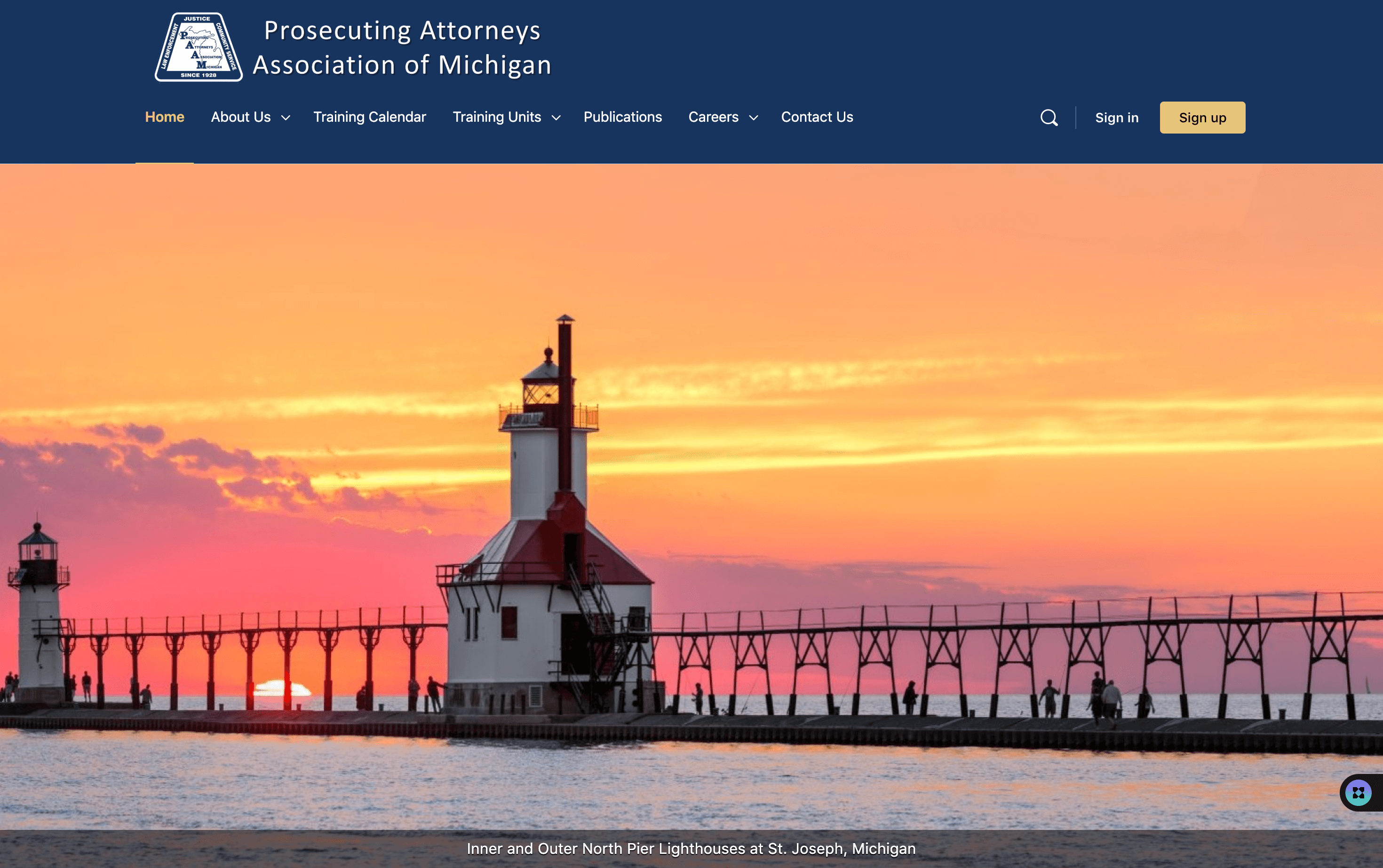 Screenshot of Showcase Item Home Page