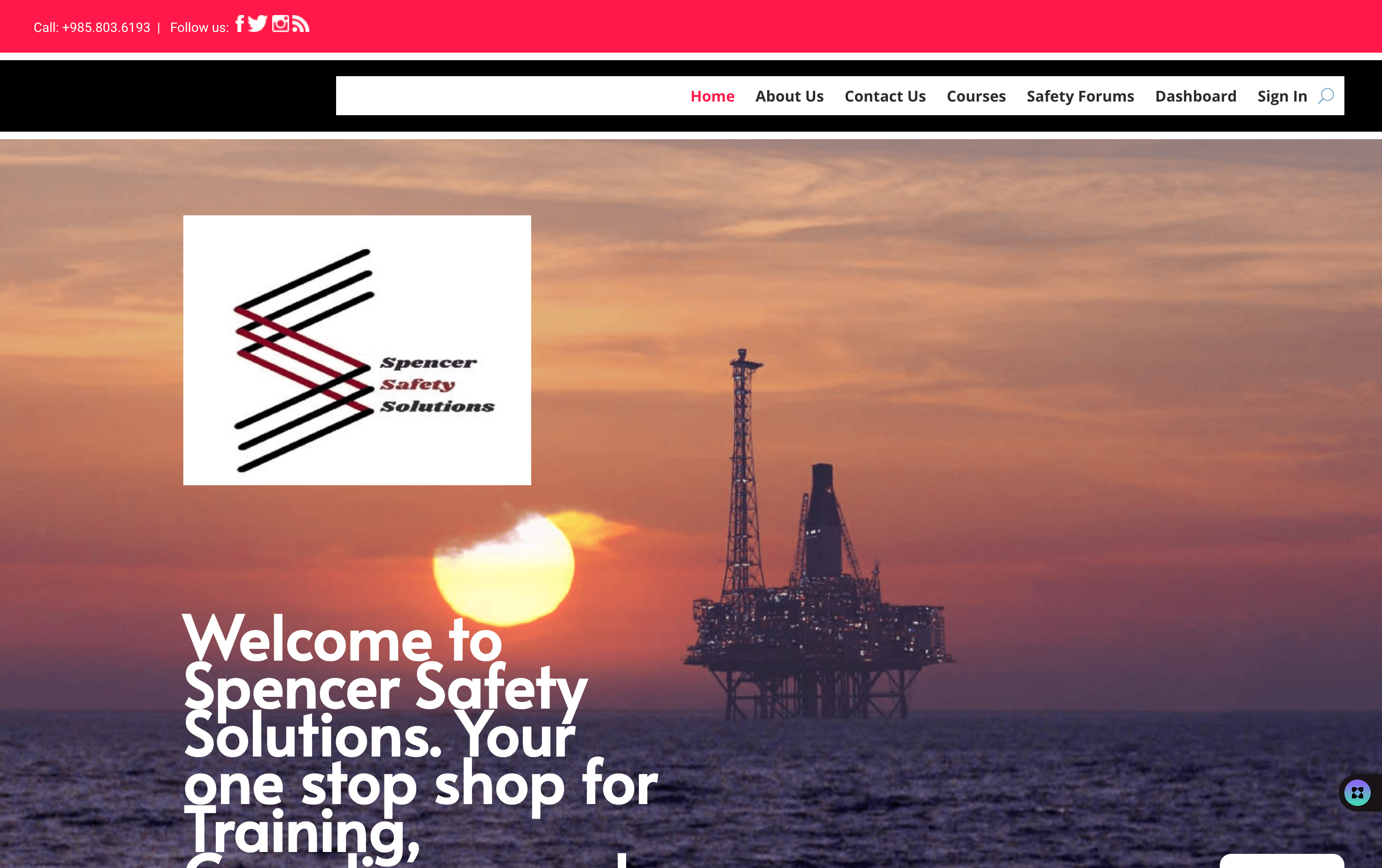 Screenshot of Showcase Item Home Page