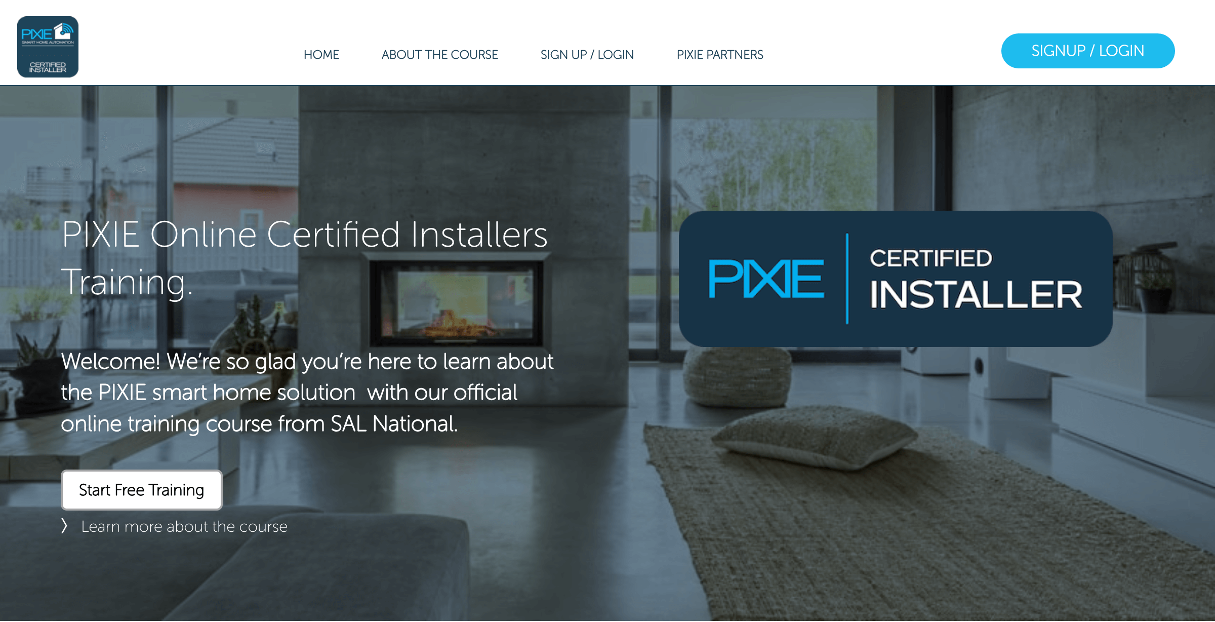 Screenshot of Showcase Item Home Page