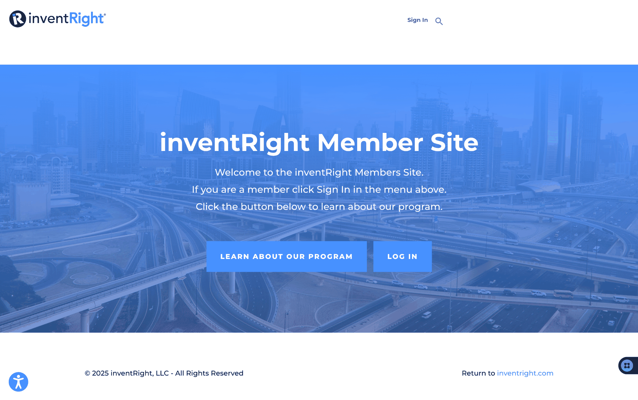 Screenshot of Showcase Item Home Page