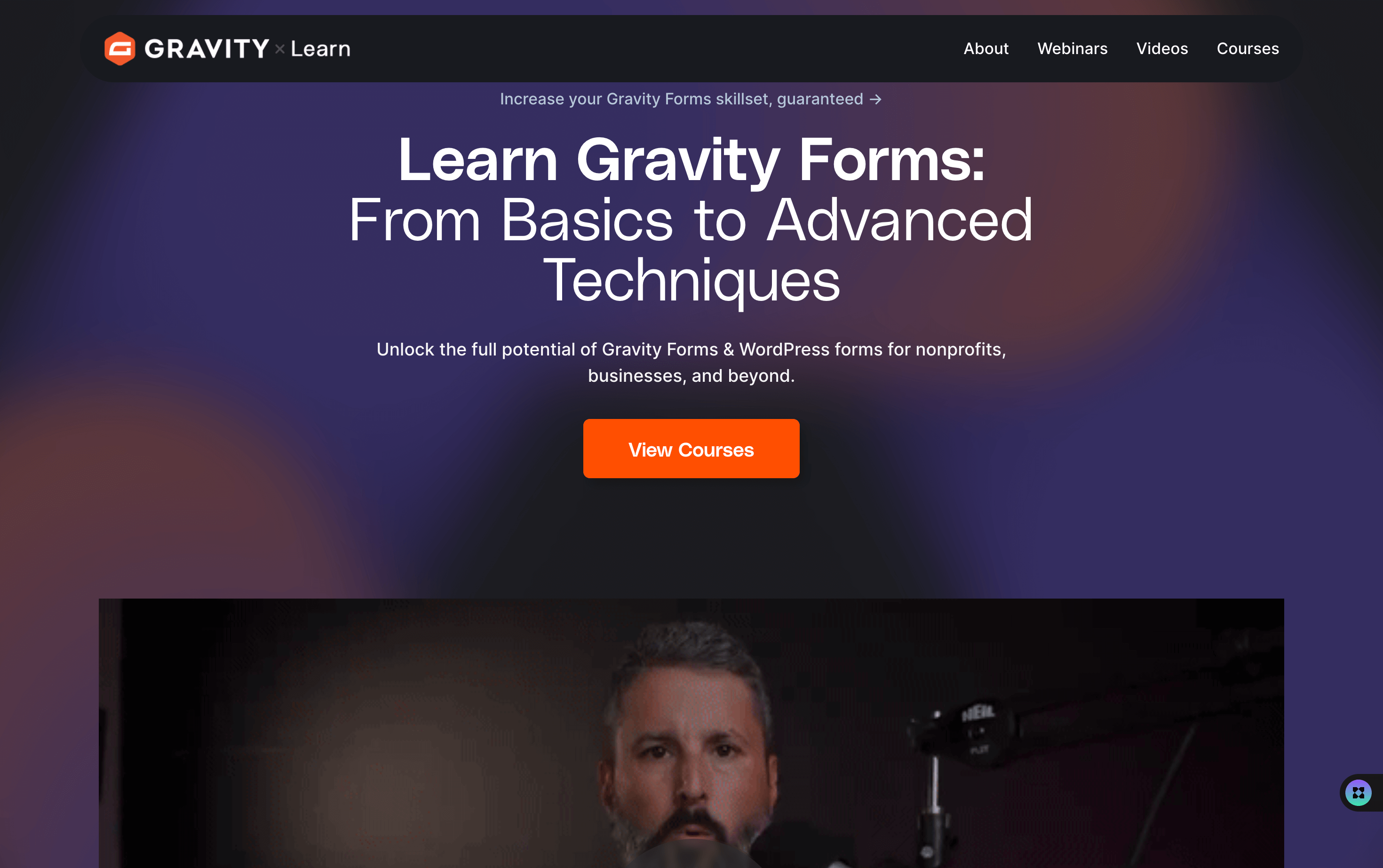 Screenshot of Showcase Item Home Page